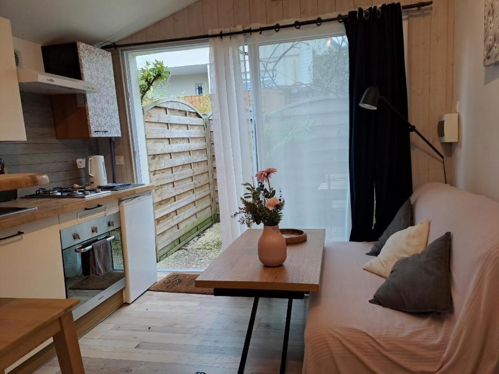 Villa Joli studio au calme dans un jardin privatif à Ouistreham Extérieur photo